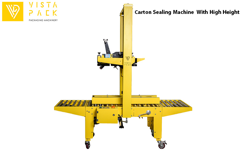 Carton Sealing Machine With High Height