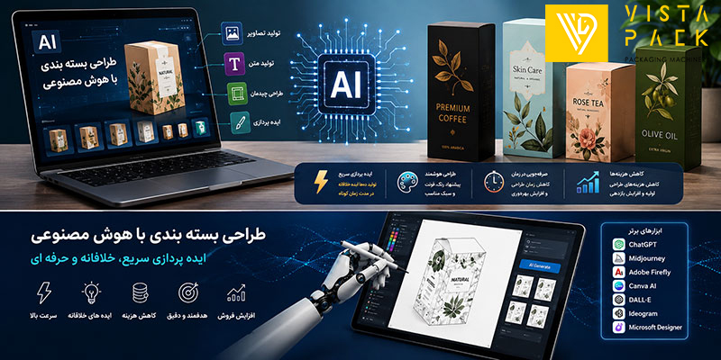 طراحی بسته بندی با هوش مصنوعی