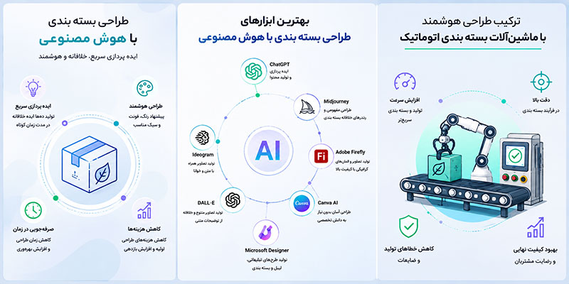 طراحی بسته بندی با هوش مصنوعی